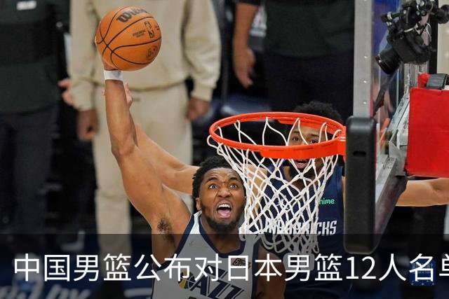 中国男篮公布对日本男篮12人名单，杨瀚森、徐昕等在列